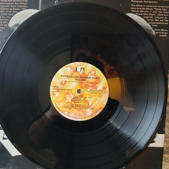 Woody Allen – Standup Comic: 1964-1968 - 1978 United Artists Vinyl LP VG+ All - Picture 8 of 12